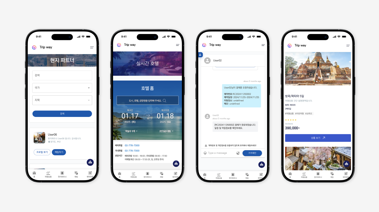 현지 파트너 & 여행상품